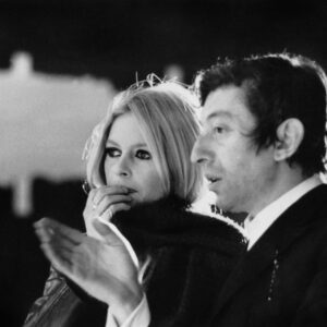 Affiche de Serge Gainsbourg et Brigitte Bardot