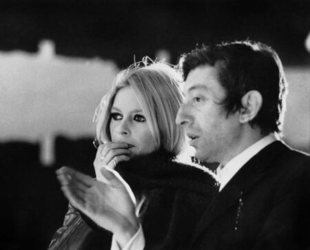Affiche de Serge Gainsbourg et Brigitte Bardot