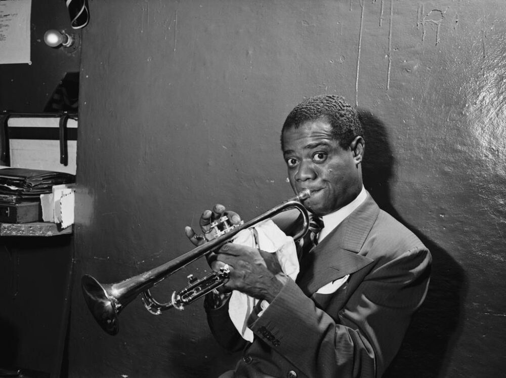 Affiche de Louis Armstrong en 1938 Affiche de Louis Armstrong en 1938