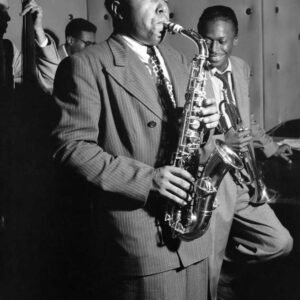 Affiche de Charlie Parker et Miles Davis en 1947 Affiche de Charlie Parker et Miles Davis en 1947